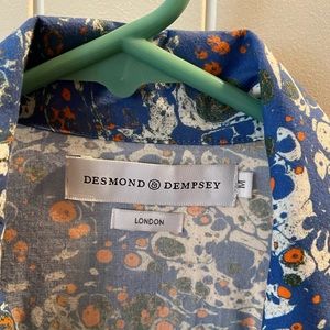 Medium Desmond & Dempsey long sleeve pajama top